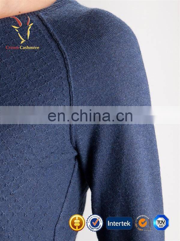 Ladies Cashmere Knit Pullover Sweater Fashion Design