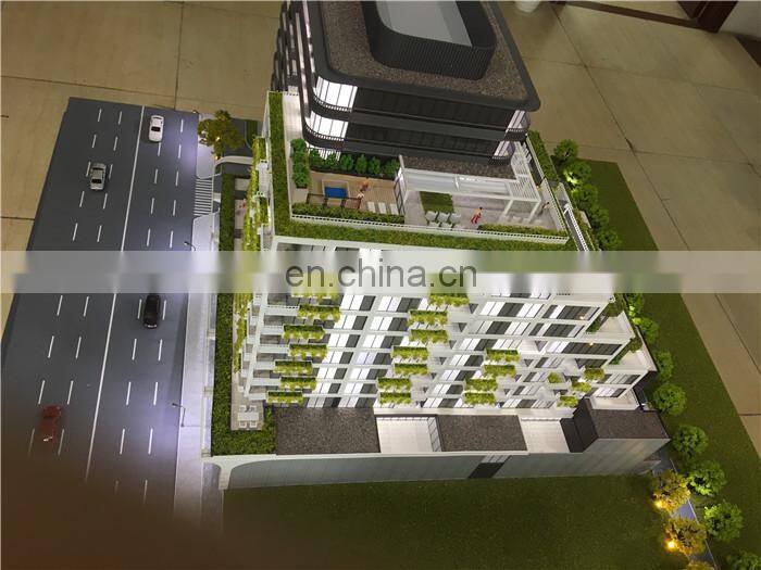 Acrylic scale building maquette , model making company in China
