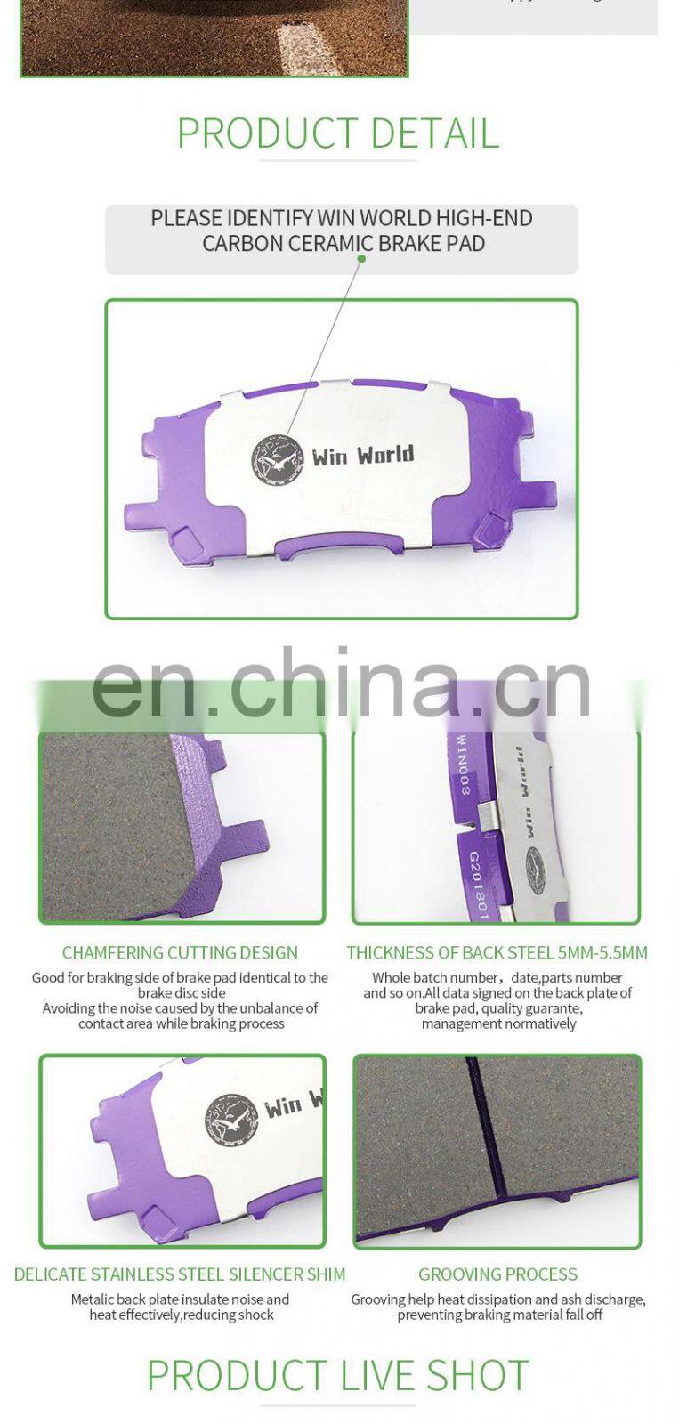 Spare Parts Sumitomo Brake System Front Brake Pads For K2700