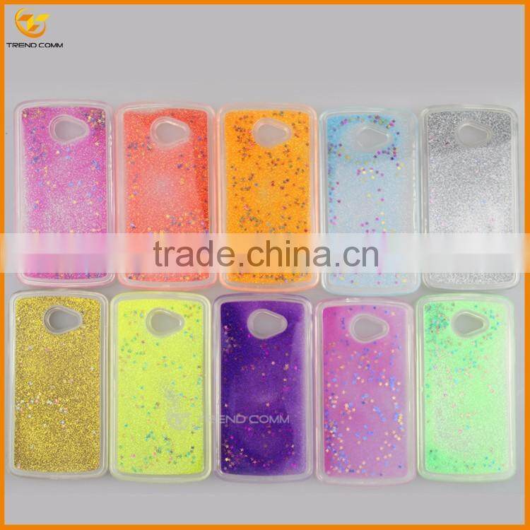 10 kinds of colors glitter liquid tpu case for lg k5