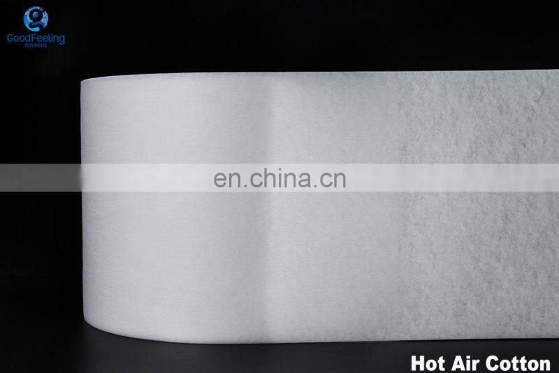 Hot Air 100% ES Filter Fabric Factory Sales Cotton for KN95 Mark Nonwoven Goodfeeling Make-to-order Medium Weight CN;GUA GFHA01