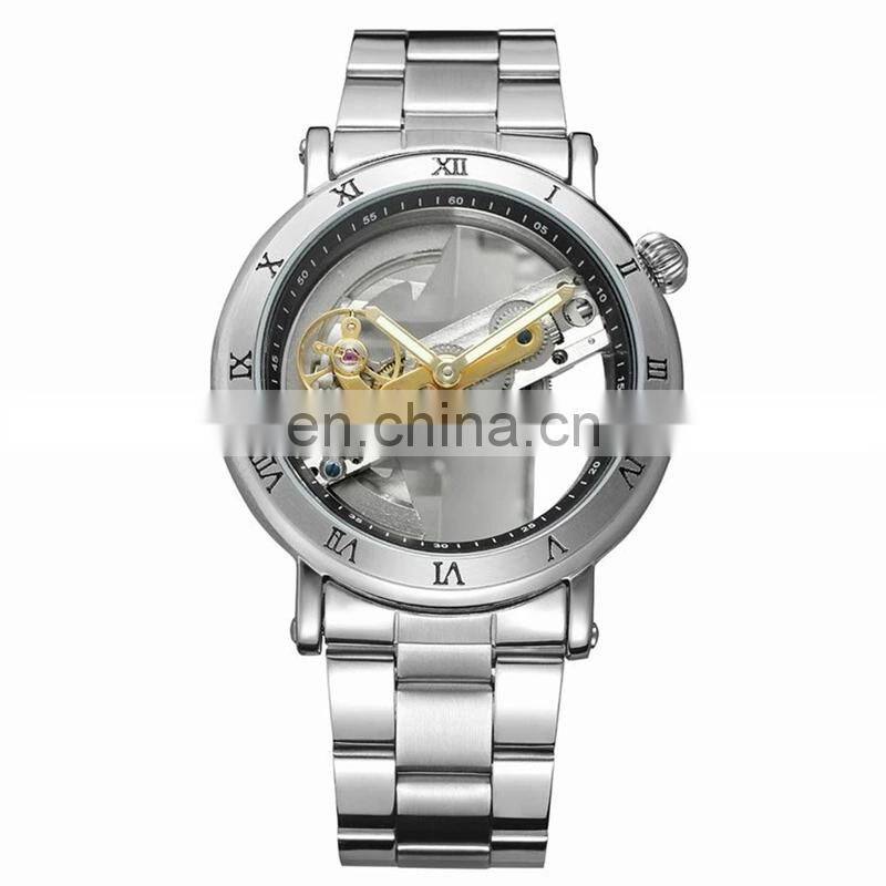 Forsining 9005 Man New Skeleton Mechanical Watch Men Automatic Hot Selling