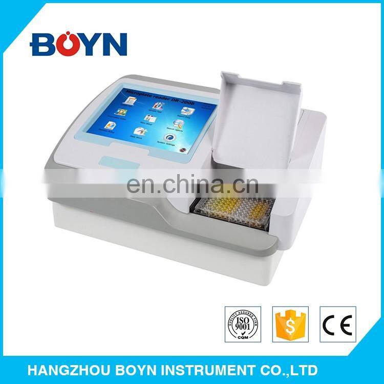 DR-200B new Elisa Microplate Reader / Big Touch Screen Windows Operation System