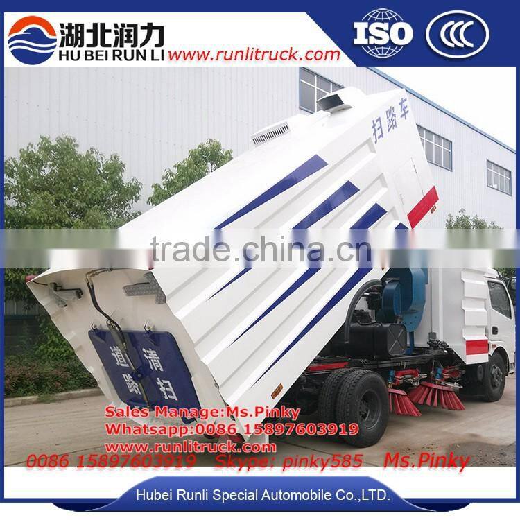 New Cheaper Price 7000Liters Street Cleaning Trucks Machine 7cbm Road Sweeper Trucks Hot Sales