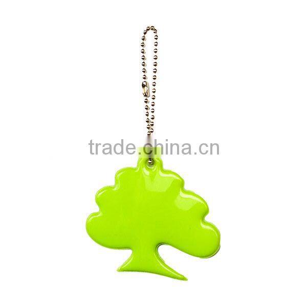 Plastice PVC Reflective Key Chain Safety Hanger for Bag