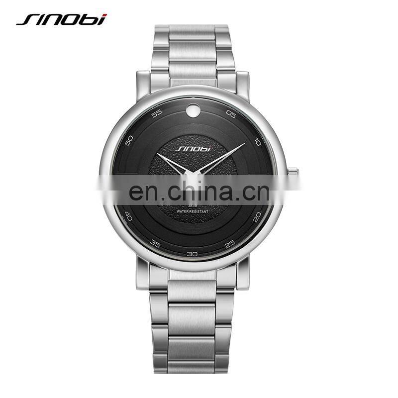 SINOBI Bracelet Wristwatch S9838G Mature Male Watches Classic Wrist Temperament Mens Luxury Watch Montre Homme