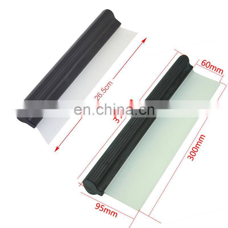 Flexible Soft Silicone Wiper Car Window Cleaning Glass Scraper Silicone Handy Squeegee Car Blade Clean Scraping Film Scraper