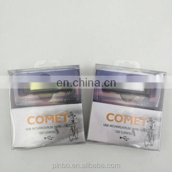 Promotional 100 Lumens COB LED USB Rechargeable Led Bike Light