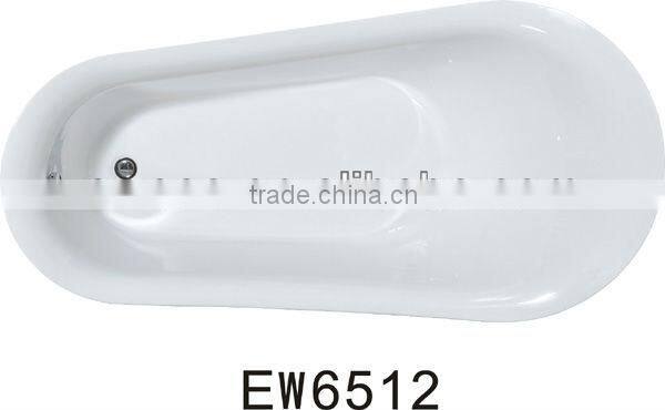 Free Standing Oval Acrylic Bathtub