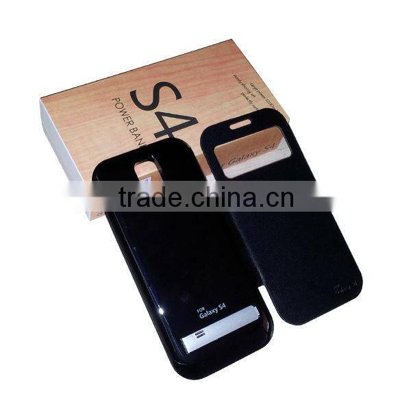 battery for sumsung S4 3200 mAh with aluminium alloy smart case