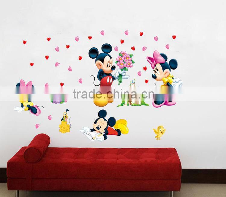 removable micky mouse cartoon stickers