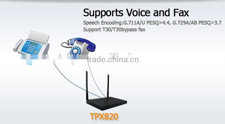 Telpo TPX820 router fxs port