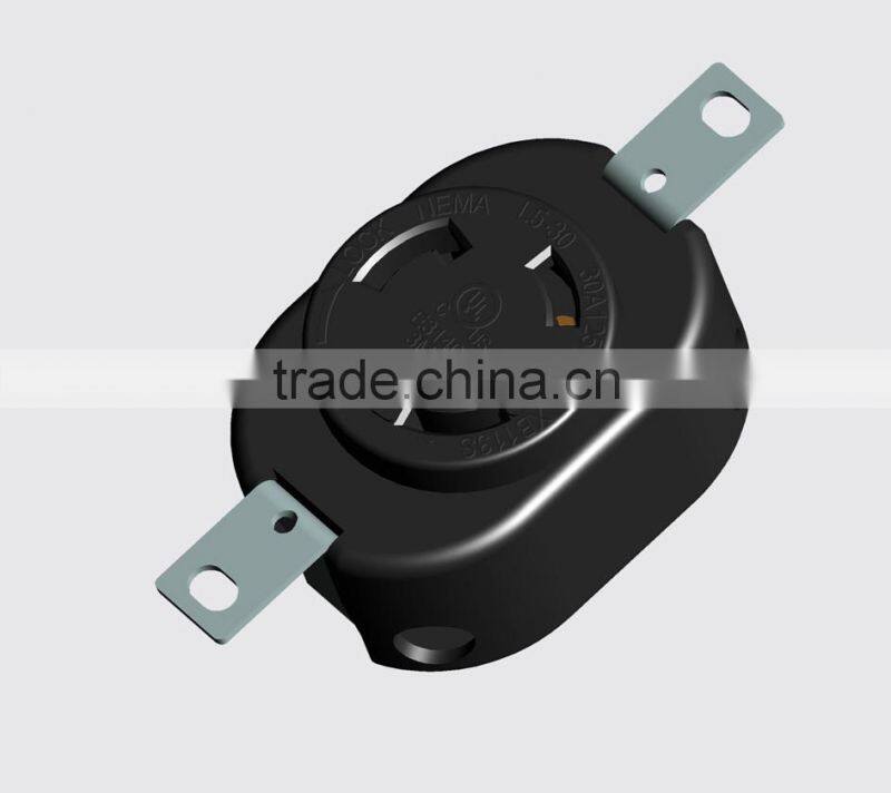 Cheapest 1USD NEMA locking plug UL approvasl L5-30R Receptacle