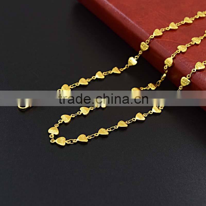 Special necklace jewelry gold hot selling necklace chain