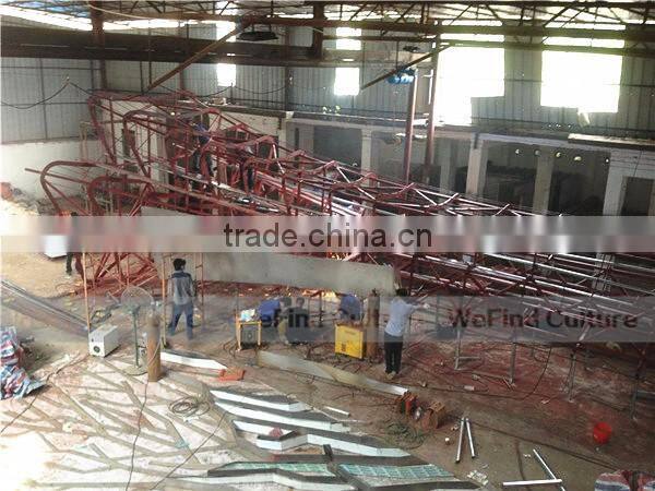 Interesting Abstract Metal Art Sculpture with Figure Shapes