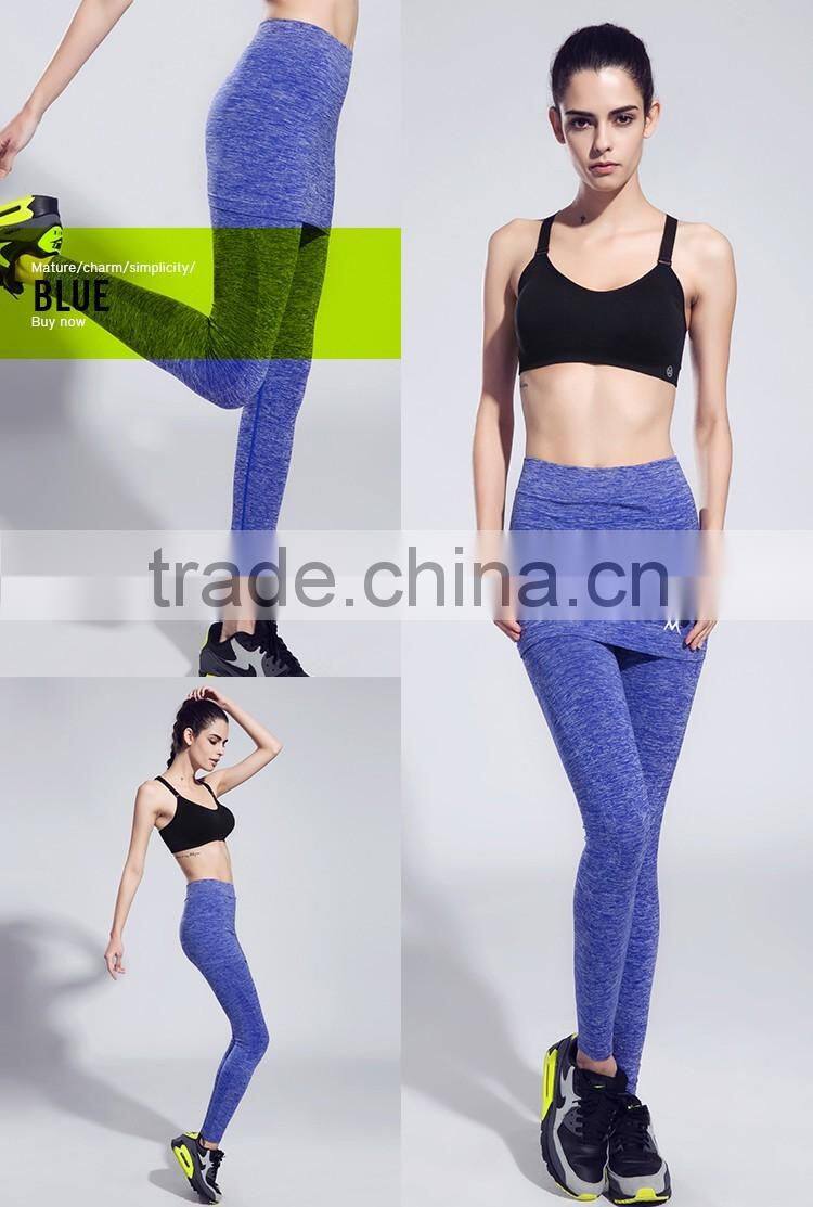 Latest style skinny sport joggers women trousers