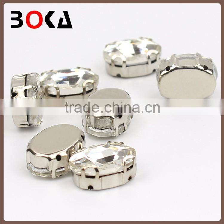 // Good quality crystal beads with claw back diamonds gemstone // flatback rhinestone for garments //