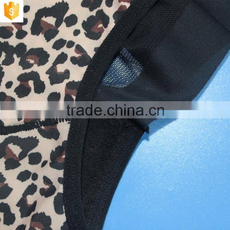 Leopard print high waist shaper,mature sexy mesh shaperwear transparent