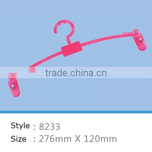 plastic clothes hanger for lingerie