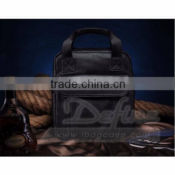 High quality leather Insulated Lunch cooler bag for business man