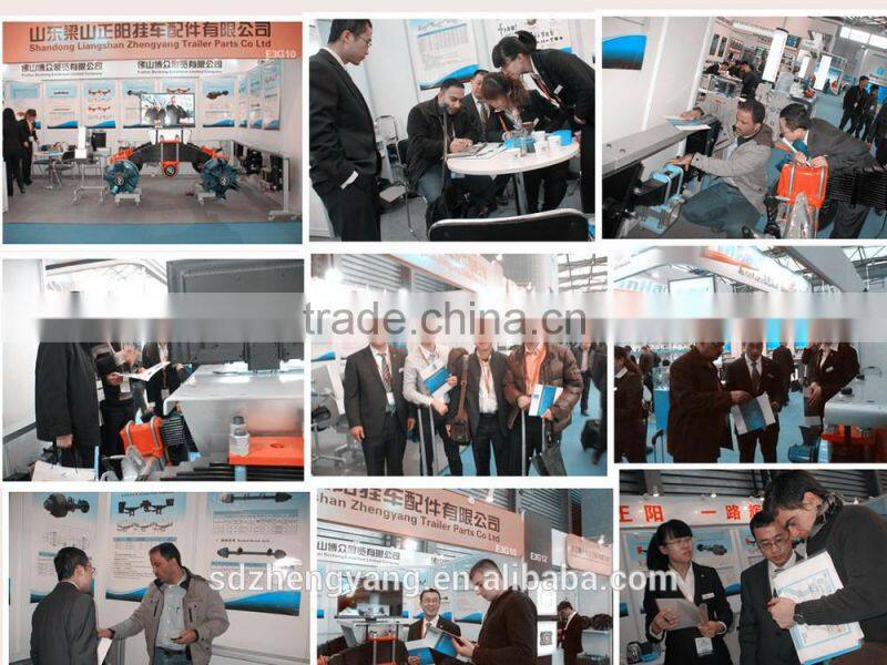 ZY Brand 14T German Type Spoke Axle For Semi Trailer