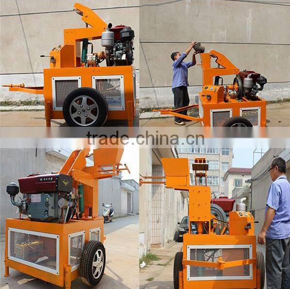 Oil Filling Hydraform Interlock Brick Making Machine hot-sales at Africa,Diesel Brick Machine