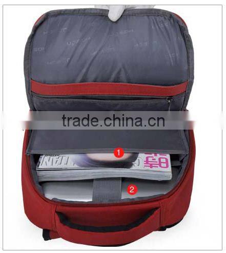 Fashion Korean men 14 inch Waterproof nylon Laptop Backpack