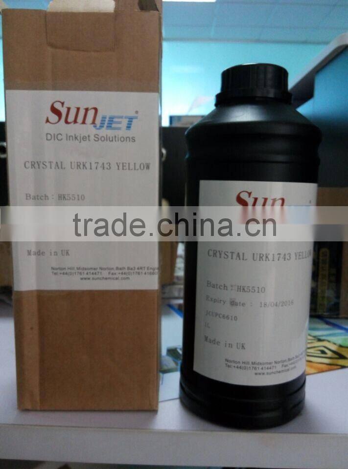 Sunjet uv ink for konica head uv flatbed printer