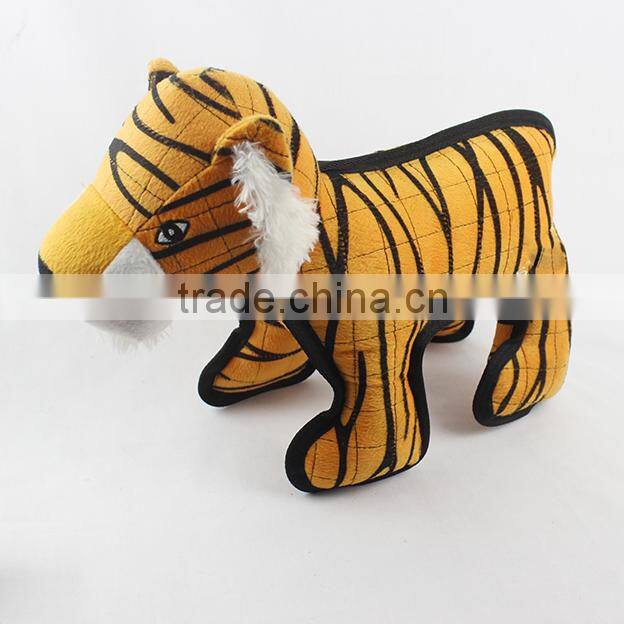 high quality plush tiger pet toy from China manufacturer