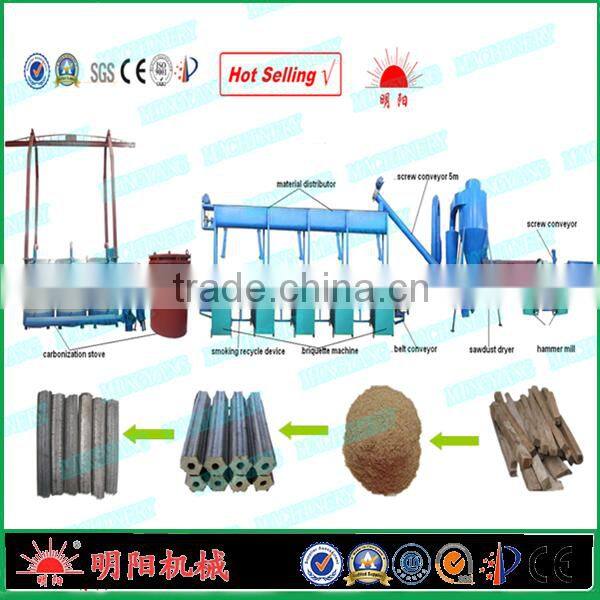 Briquette press machine/straw biomass fuel briquette machine