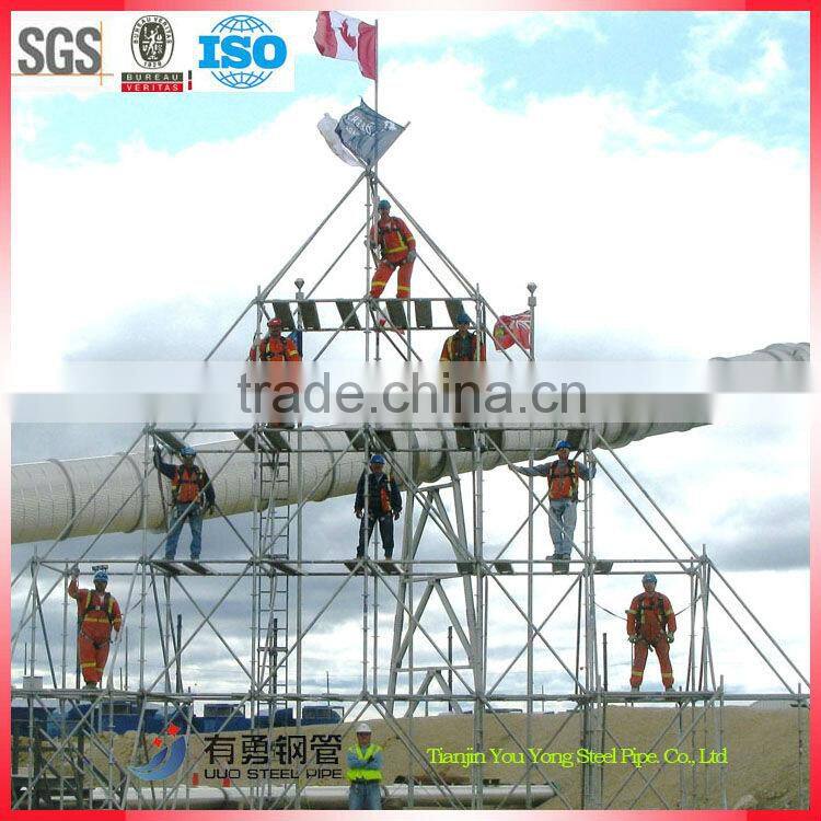 1.5 inch galvanized scaffolding steel pipe weights