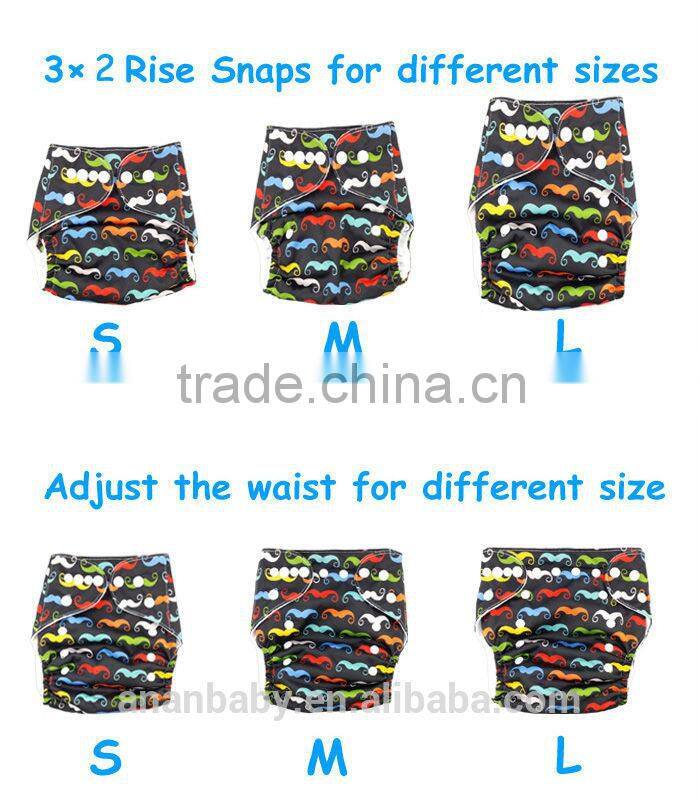 AnAnBaby New Printed Baby cloth diapers Reusable bulk cloth diapers