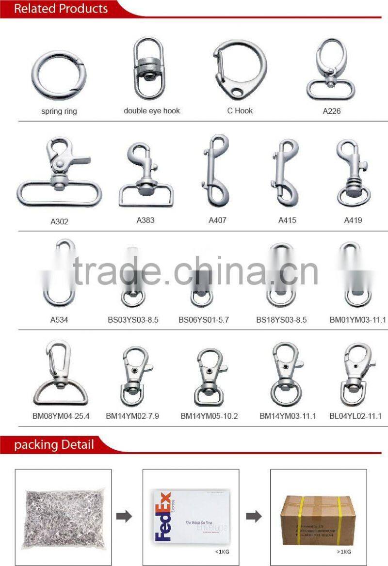 Fashion high quality zinc alloy snap hook