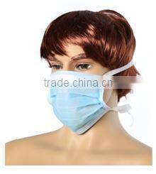 china designer medical dust face mask with tie on
