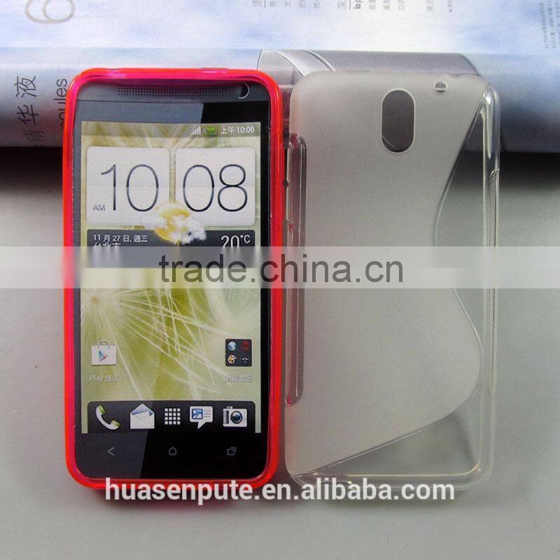 Hot sell !!Newest For HTC desire 610t TPU S Line Gel soft case