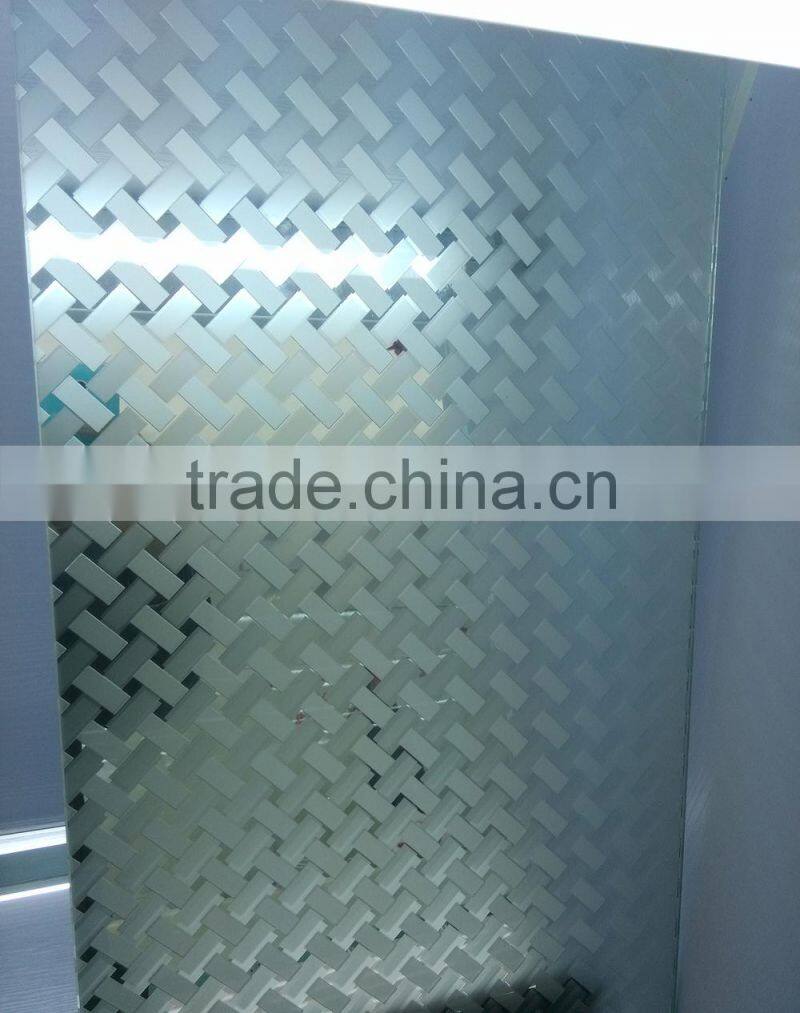 High Quality shower enclosure acid glass