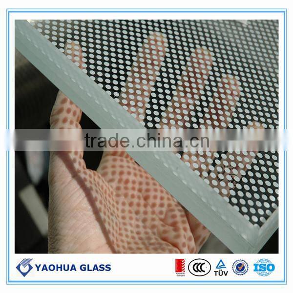6.38mm back painted glass clear high quality laminated glass