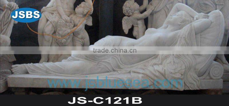 Stone nude lady statue