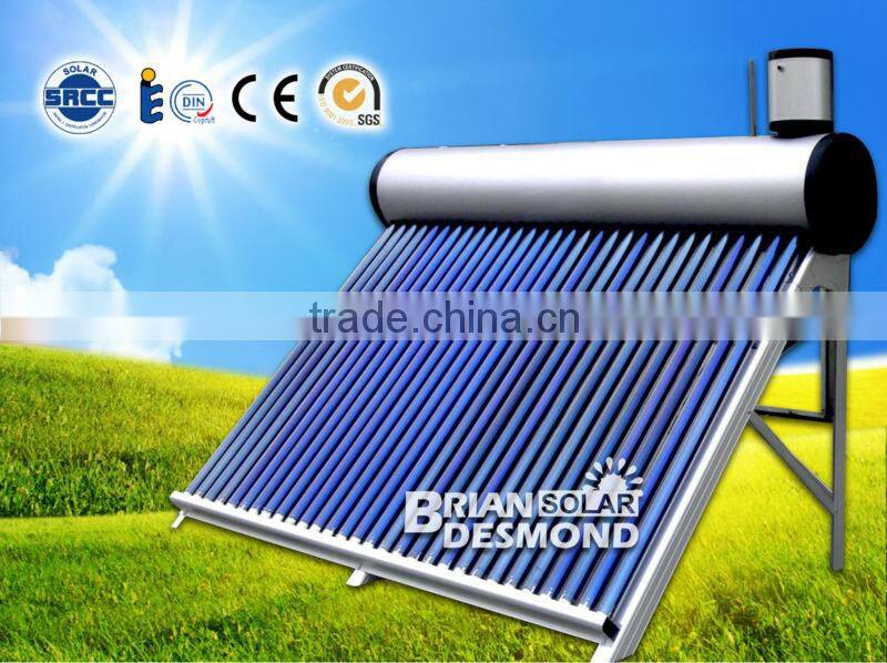 Vacuum Tube Pre-heated Pressurizied Solar Water Heater