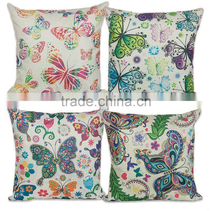 cheap digital printed decorative throw pillow