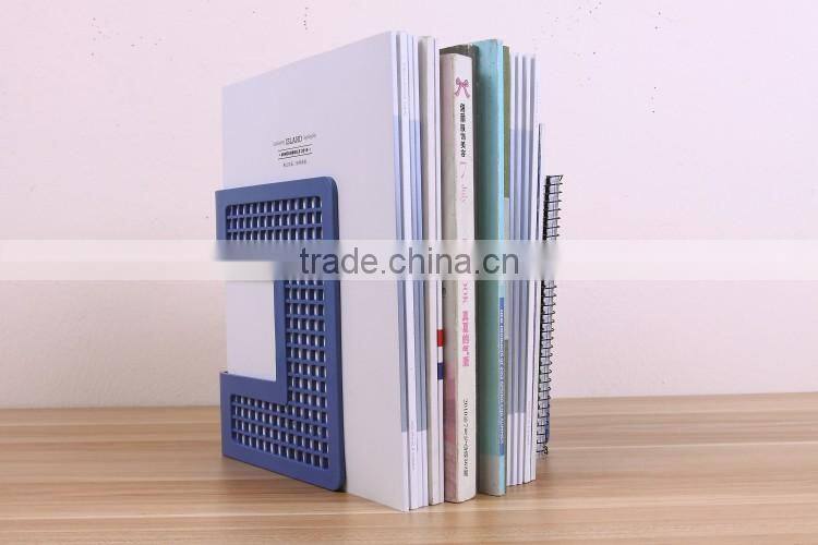 Office desktop cheap adjustable plastic Bookends