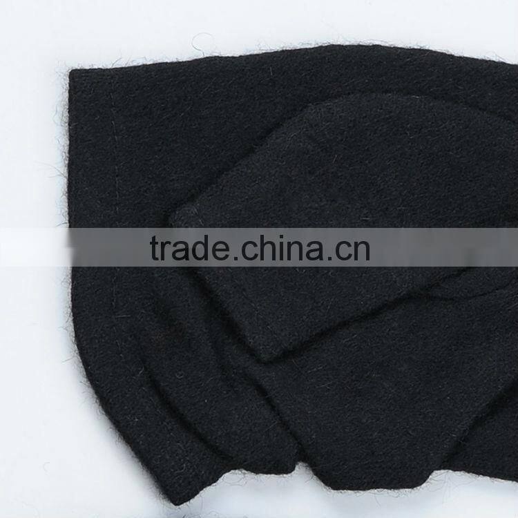 knitted wool fingerless gloves for adults