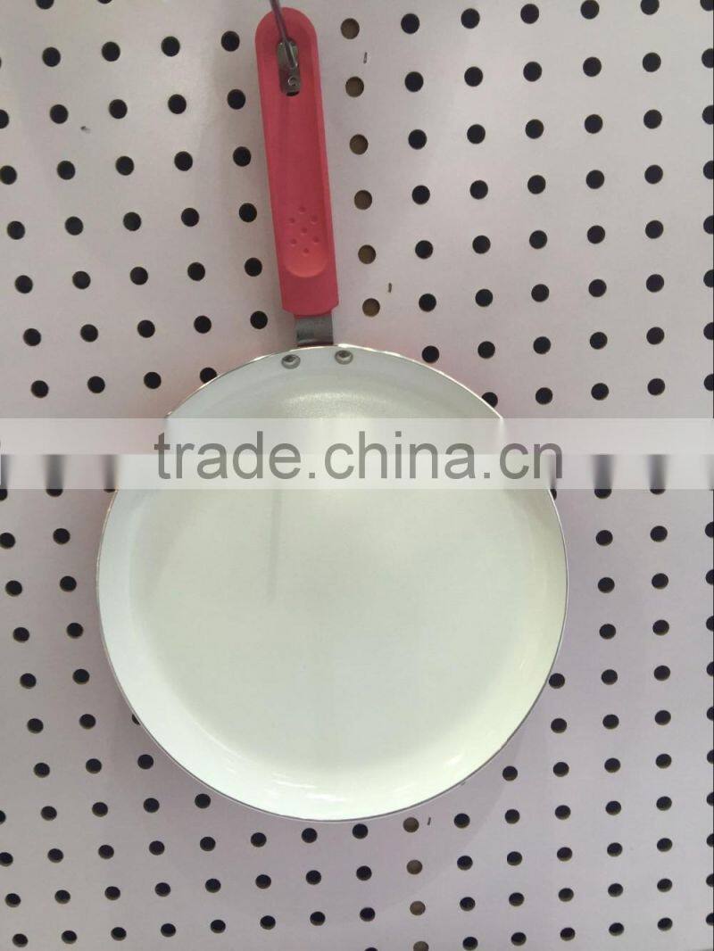 Size 24cm/26cm Nonstick Aluminum Frying Pan Ceramic Coated Crepe Pan