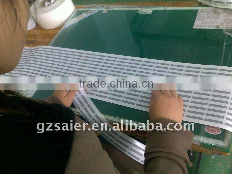 hologram scratch card label / holographic label