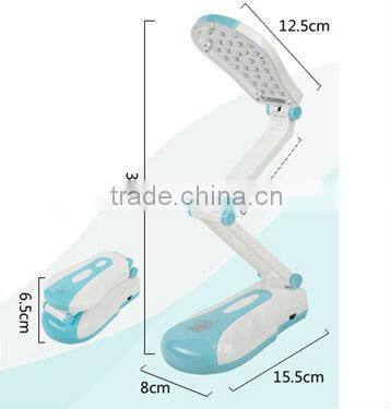 Folding rechargeable 30 led reading lamp