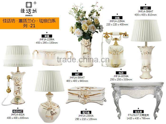 2015 Hot Sale Home Decoration Chinese Ceramics Blue and White Tissue Box JHF14-2300A