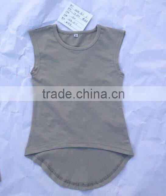 Persnickety baby girls 100% cotton ruffle tops with tank sleeves