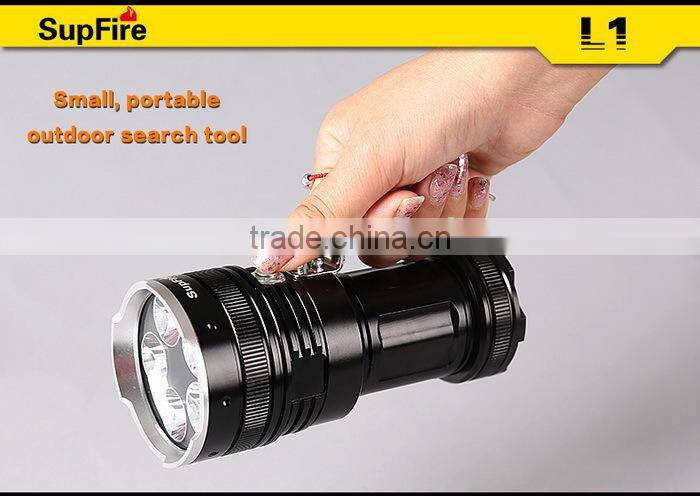 Brightest Supfire flashlight led torch L1 3800 lumen 50w 5*cr XML U2 Fishing Night Lamp