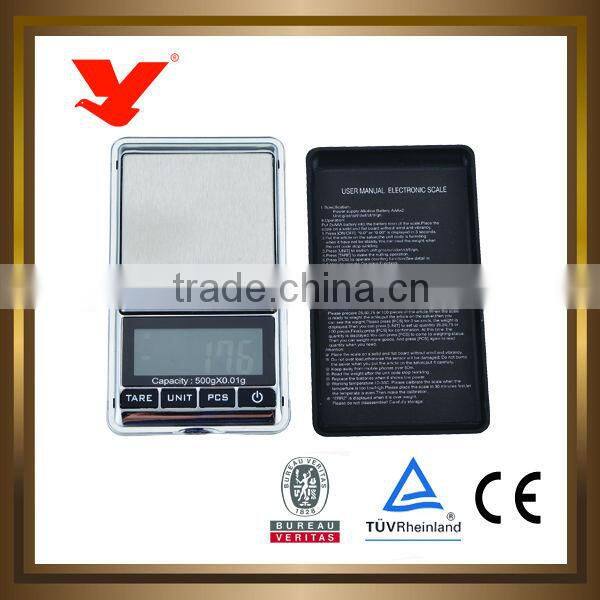 New model pocket scale with calculation