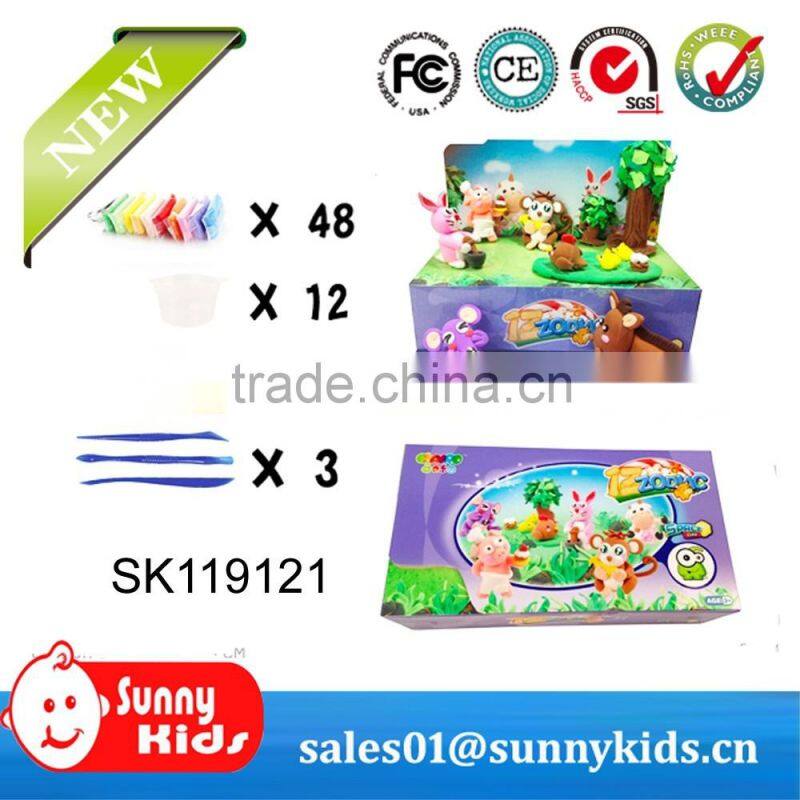 super light clay soft polymer modeling Kids toy DIY magic clay